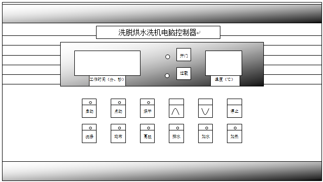 工業(yè)洗衣機(jī)界面